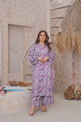 Nyra | Printed Linen Collection 2 pc | Cor