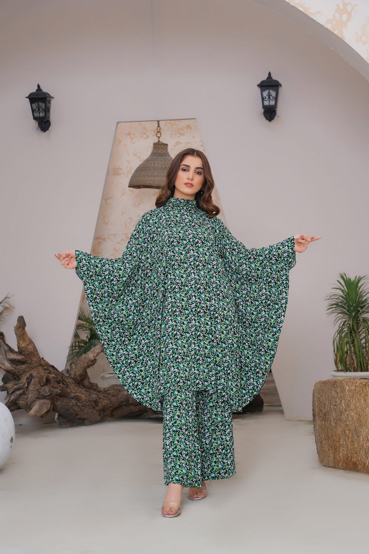 Nyra | Printed Linen Collection 2 pc | Bloom