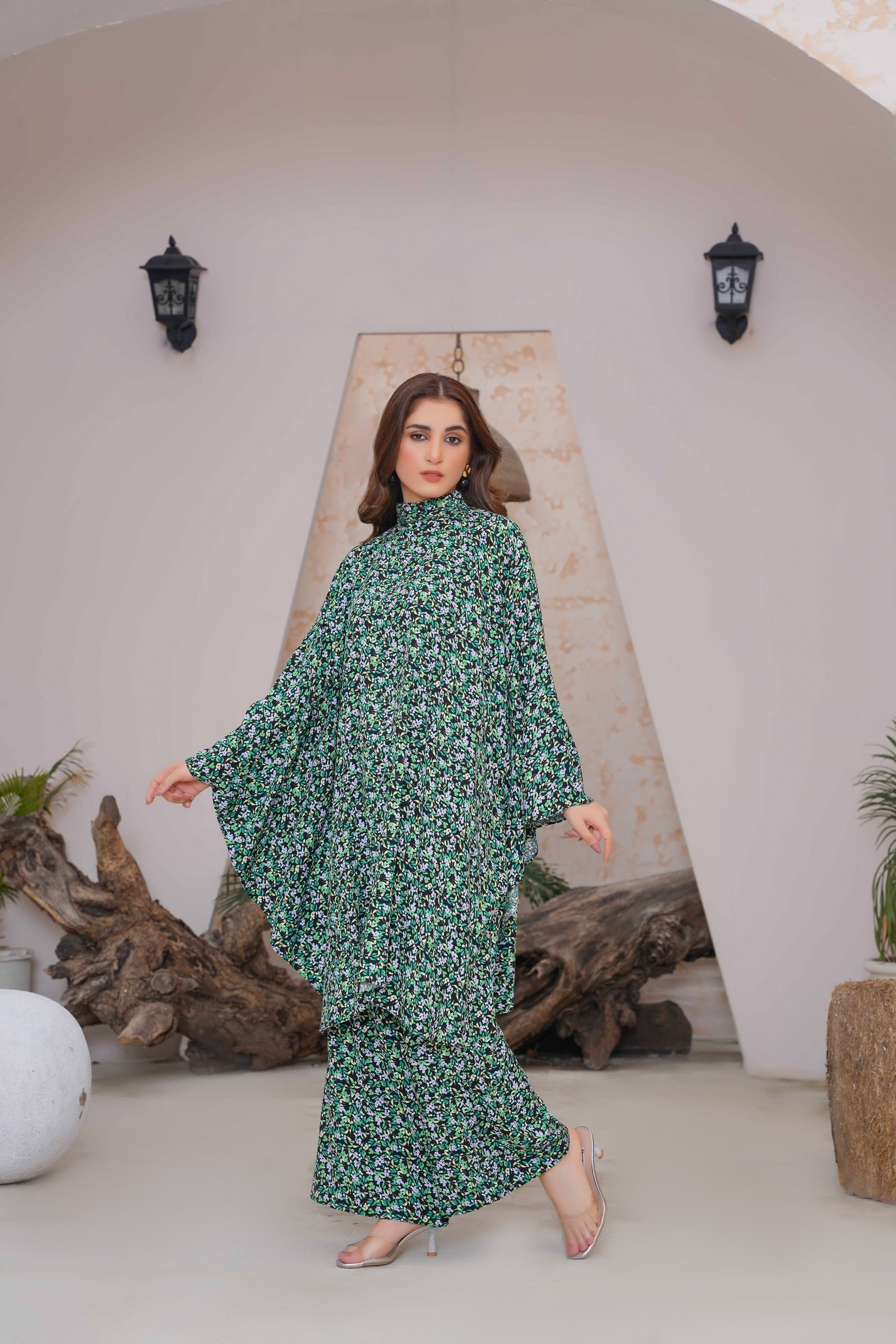 Nyra | Printed Linen Collection 2 pc | Bloom