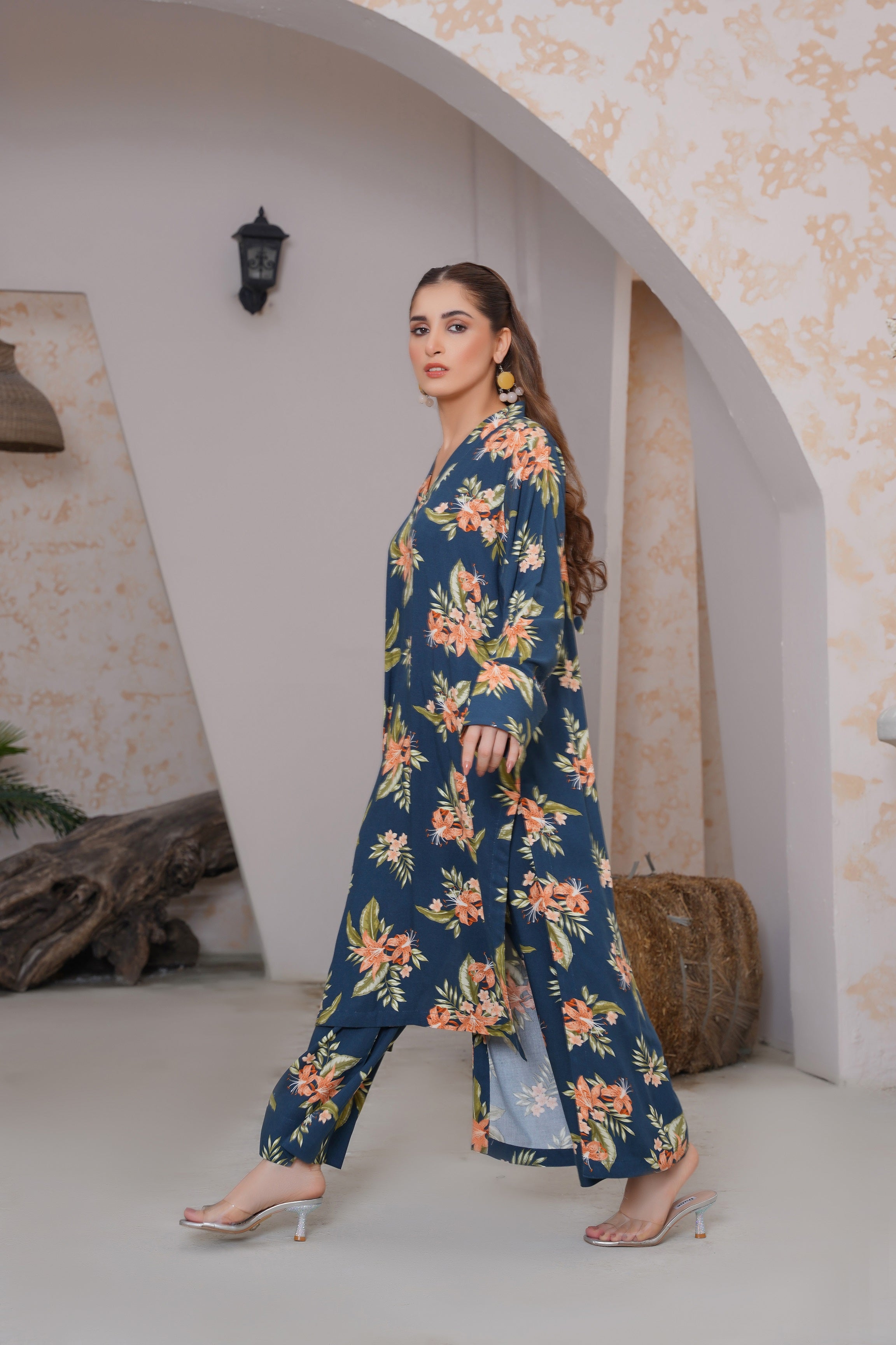 Nyra | Printed Linen Collection 2 pc | Leya